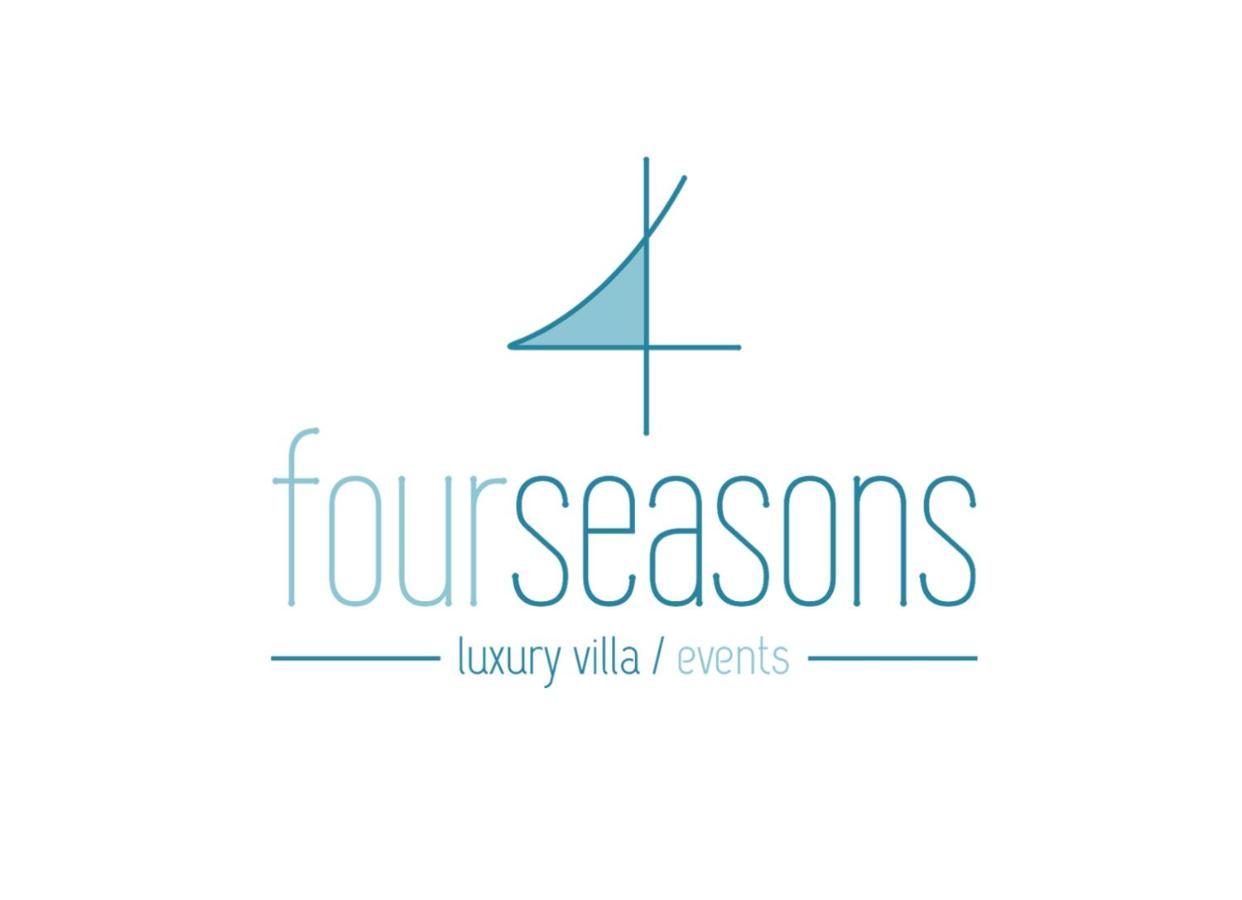 Four Seasons Private Villa - Seaview - Big Heated Pool - Gym - Sport Activities Gouves Exteriér fotografie