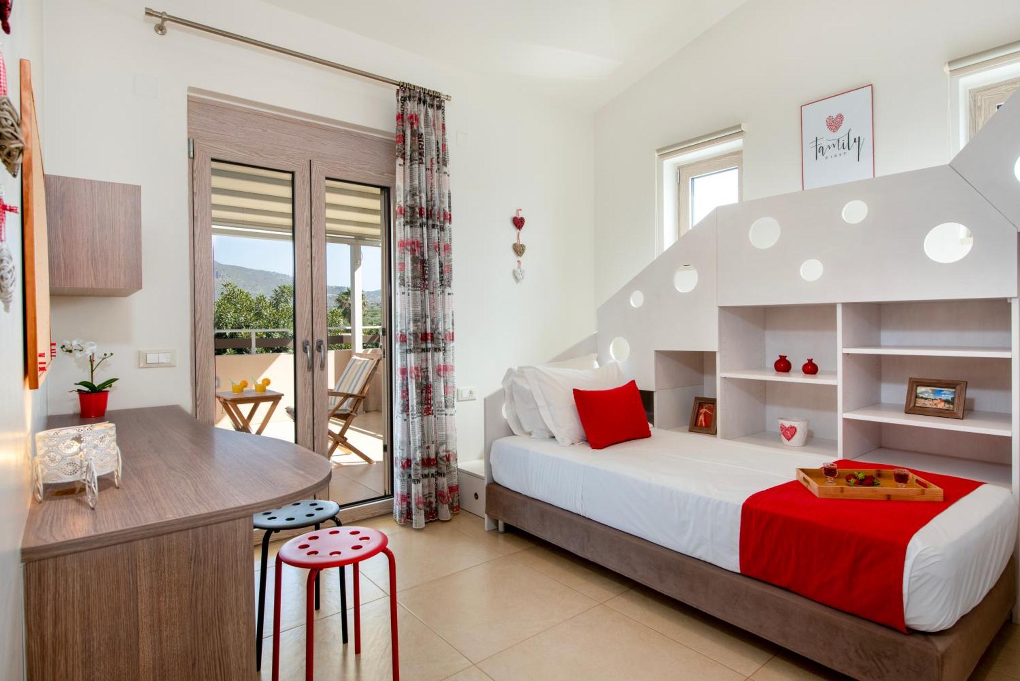 Four Seasons Private Villa - Seaview - Big Heated Pool - Gym - Sport Activities Gouves Exteriér fotografie