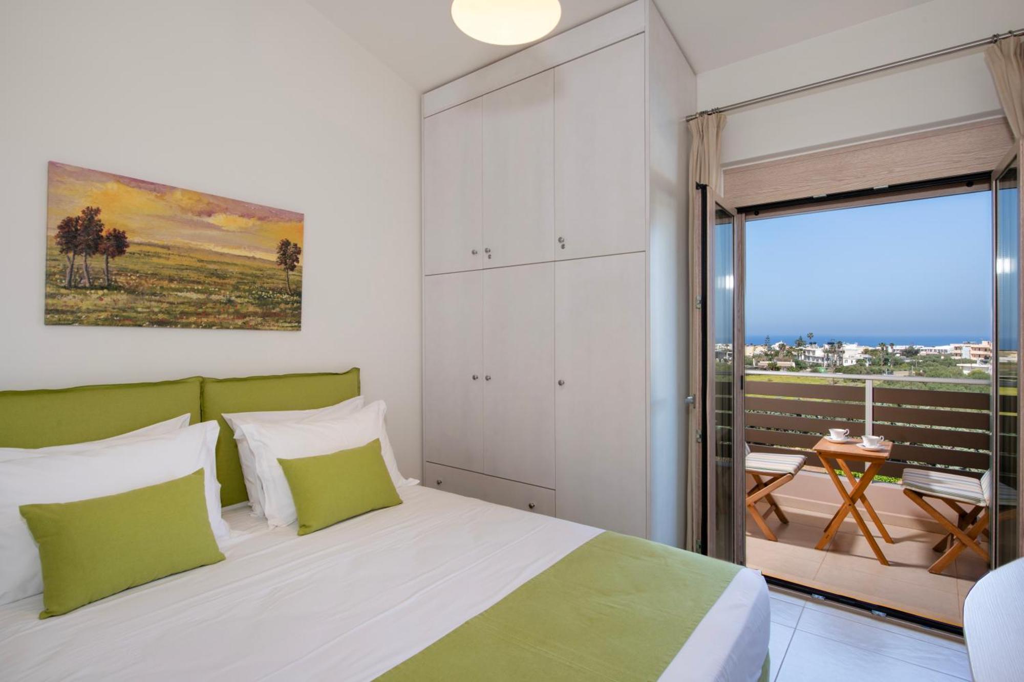 Four Seasons Private Villa - Seaview - Big Heated Pool - Gym - Sport Activities Gouves Exteriér fotografie